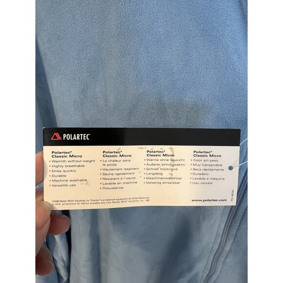 Plow & Hearth Polartec Classic Micro Adult Warm one piece 2006 NWT Pockets Sz M - Picture 5 of 9